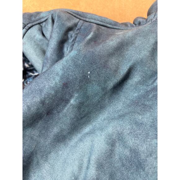 Vtg Black Canyon Outfitters Graphic Hooded Wolfs Jacket 2XL Sherpa Lined - Picture 6 of 9